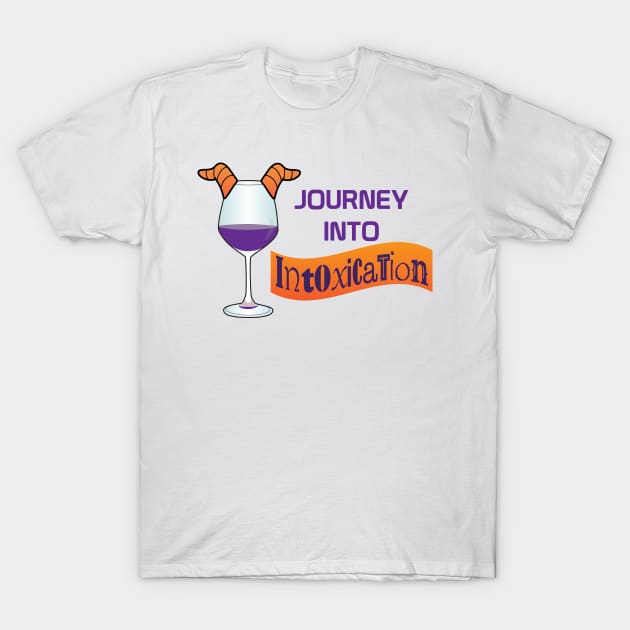 Journey Into Intoxication T-Shirt by Podcast: The Ride